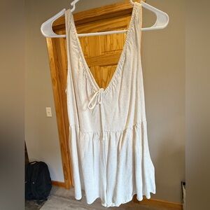 Princess Polly Cream/Tan Romper